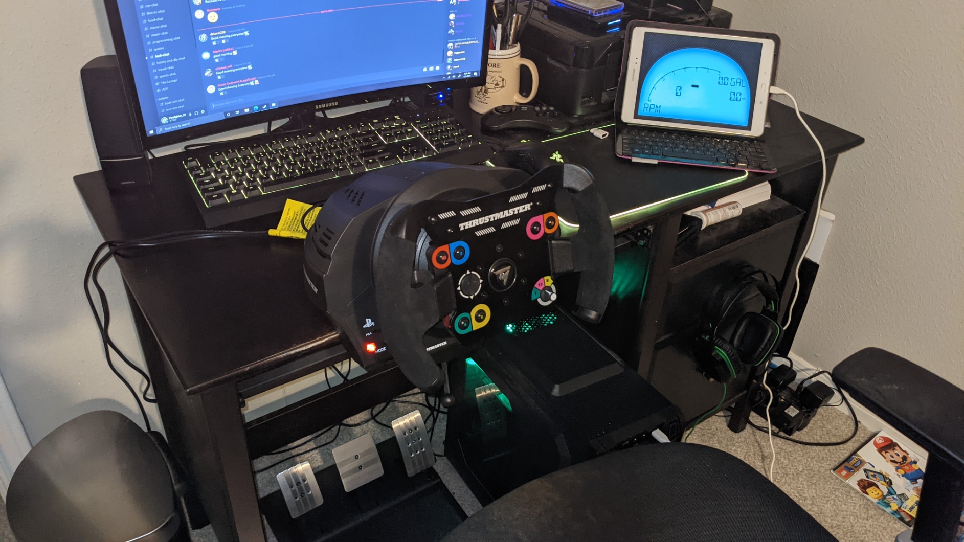 Thrustmaster T300RS Force Feedback GT Racing Wheel (compatible w/ PS5, PS5 Pro, PS4 & PC) Customer Review Thrustmaster T300RS Force Feedback GT Racing Wheel (compatible w/ PS5, PS5 Pro, PS4 & PC) - Customer Photo 2