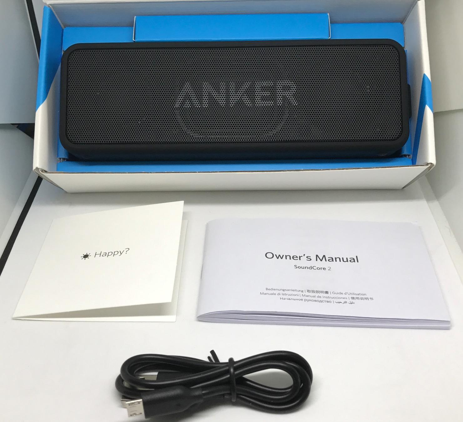 Anker Soundcore 2 Portable Bluetooth Speaker with Stereo Sound, Bluetooth 5, Bassup, IPX7 Waterproof, 24-Hour Playtime, Wireless Stereo Pairing, Speaker for Home, Outdoors, Travel - Customer Photo 1