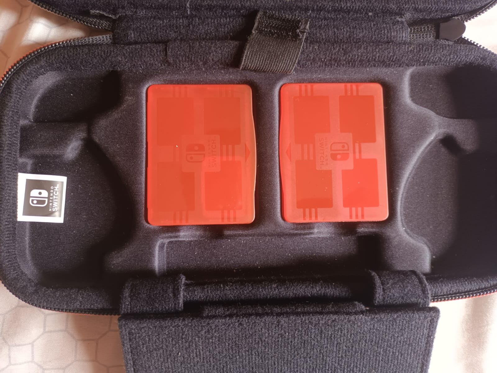 RDS – Officially Licensed Nintendo Switch Deluxe OLED, Nintendo Switch, & Switch Lite Case - Purple Ballistic Nylon, Viewing Stand, & Bonus Game Cases, #1 Selling Case in USA - Customer Photo 2