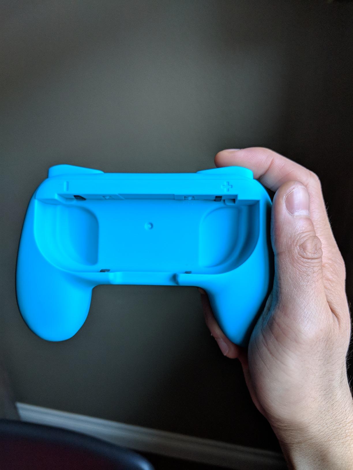 FASTSNAIL Grips Compatible with Nintendo Switch for Joy Con & OLED Model for Joycon, Wear-Resistant Handle Kit and Non-Slip Thumb Grips for Switch Joycon 1 Controller 2 Pack (Black) Customer Review FASTSNAIL Grips Compatible with Nintendo Switch for Joy Con & OLED Model for Joycon, Wear-Resistant Handle Kit and Non-Slip Thumb Grips for Switch Joycon 1 Controller 2 Pack (Black) - Customer Photo 3