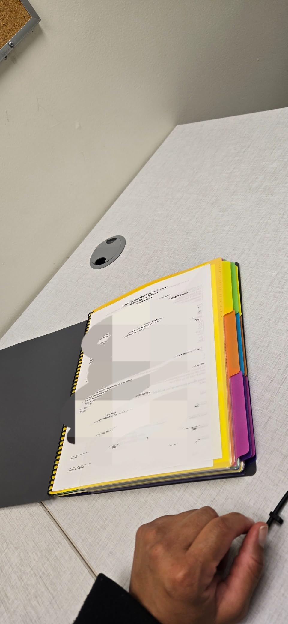 Smead Project Organizer, 24 Pockets, Grey with Assorted Bright Tabs, Tear Resistant Poly, 1/3-Cut Tabs, Letter Size (89206) Customer Review Smead Project Organizer, 24 Pockets, Grey with Assorted Bright Tabs, Tear Resistant Poly, 1/3-Cut Tabs, Letter Size (89206) - Customer Photo 2