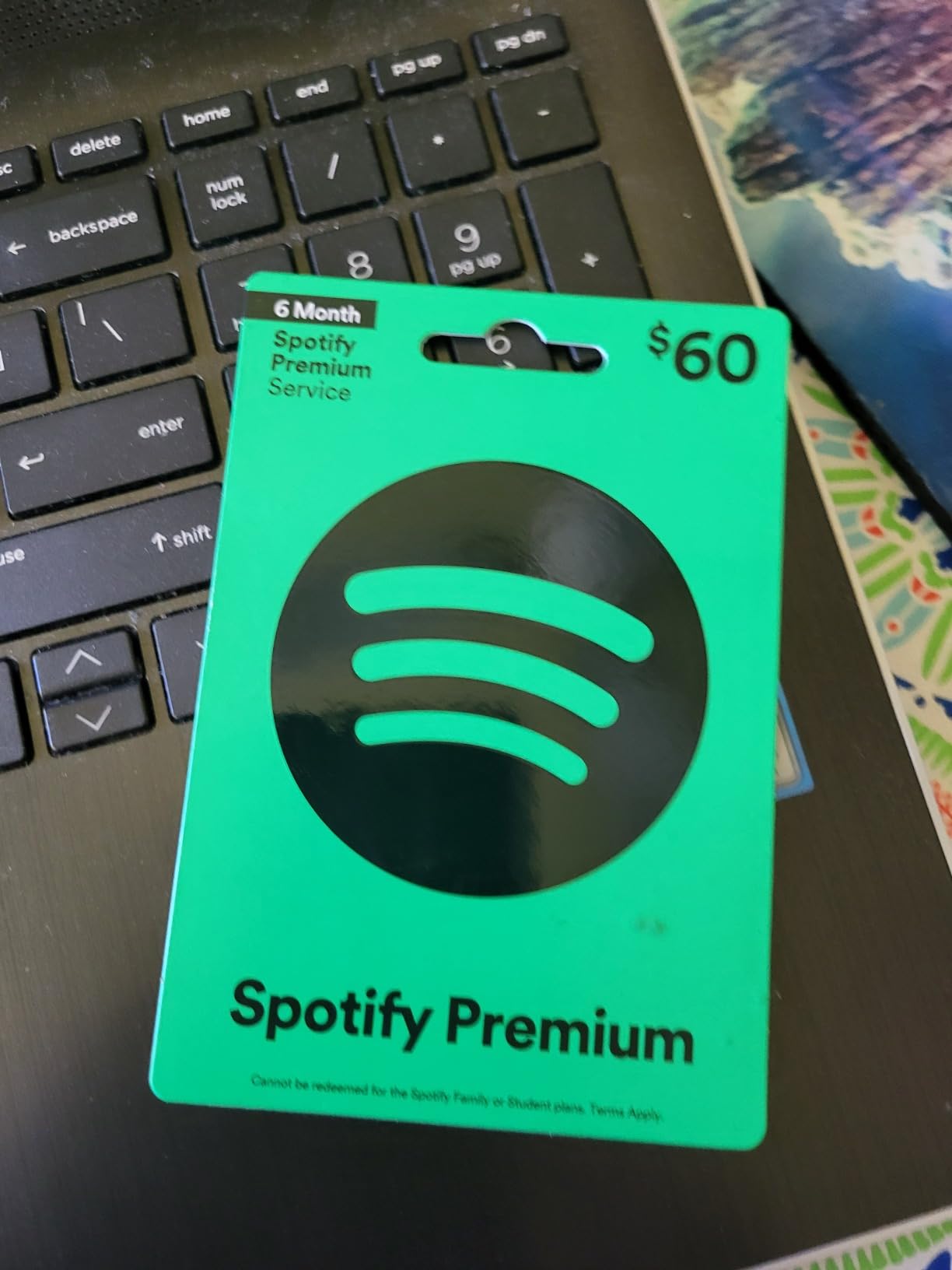 Spotify Gift Card Customer Review Spotify Gift Card - Customer Photo 2
