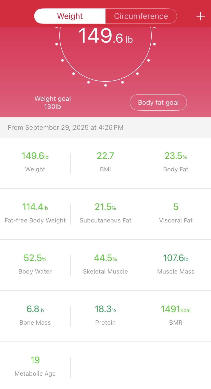 FITINDEX Smart Scale for Body Weight, Scale with BMI, Body Fat, Muscle Mass, Bluetooth,13 Body Composition Analyzer, Sync APP, Digital Bathroom, 400lb, White - Customer Photo 3