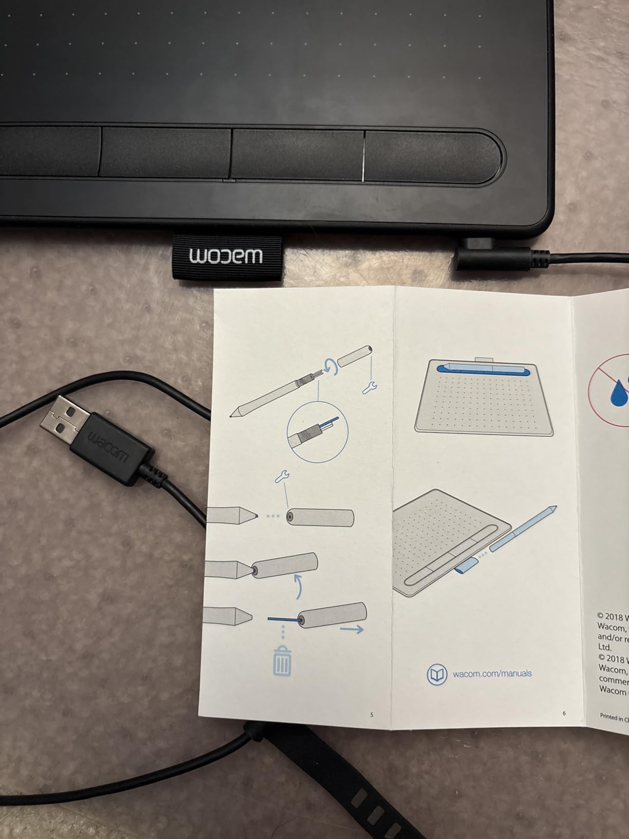 Wacom Intuos Small Graphics Drawing Tablet, includes Training & Software; 4 Customizable ExpressKeys Compatible With Chromebook Mac Android & Windows, photo/video editing, design & education,Black Customer Review Wacom Intuos Small Graphics Drawing Tablet, includes Training & Software; 4 Customizable ExpressKeys Compatible With Chromebook Mac Android & Windows, photo/video editing, design & education,Black - Customer Photo 3