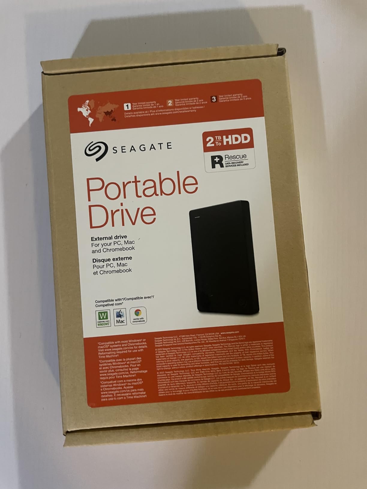 Seagate Portable 2TB External Hard Drive HDD — USB 3.0 for PC, Mac, PlayStation, & Xbox -1-Year Rescue Service (STGX2000400) Customer Review Seagate Portable 2TB External Hard Drive HDD — USB 3.0 for PC, Mac, PlayStation, & Xbox -1-Year Rescue Service (STGX2000400) - Customer Photo 2