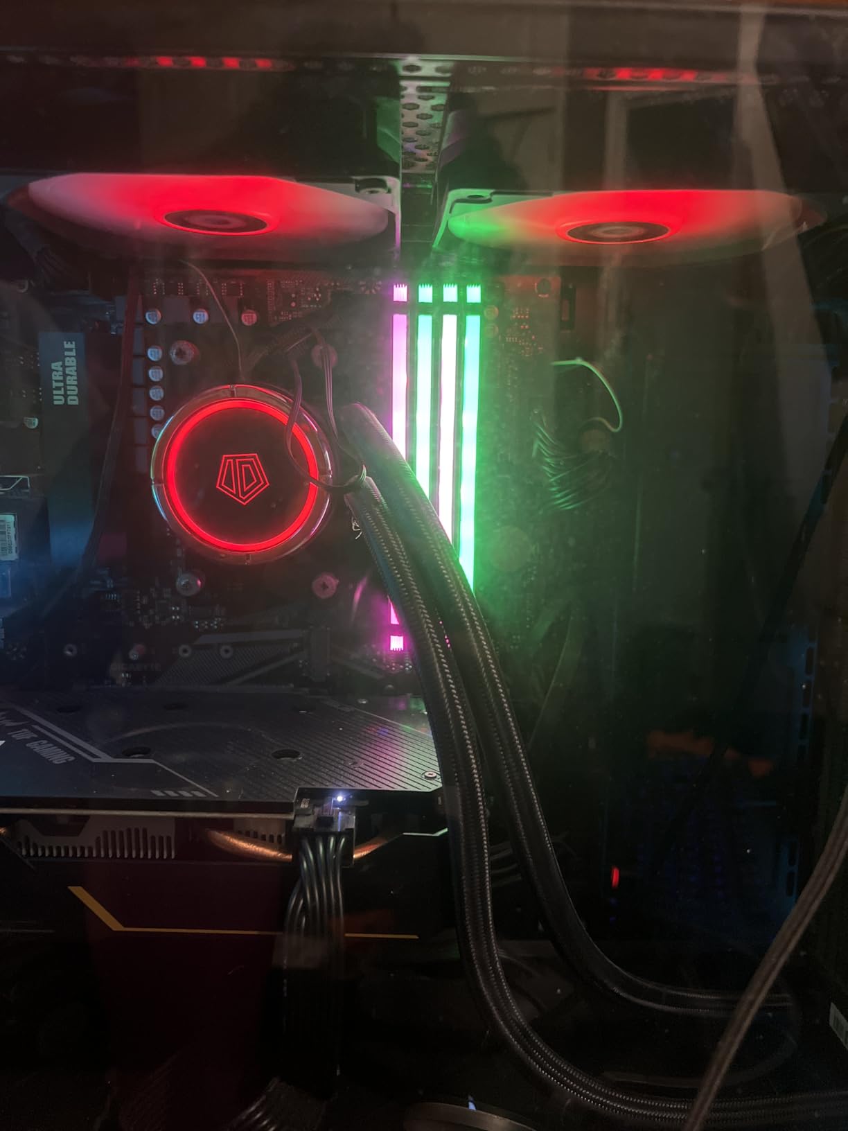 CORSAIR VENGEANCE RGB PRO DDR4 RAM 16GB (2x8GB) 3200MHz CL16-18-18-36 1.35V Intel AMD Desktop Computer Memory - Black (CMW16GX4M2C3200C16) Customer Review CORSAIR VENGEANCE RGB PRO DDR4 RAM 16GB (2x8GB) 3200MHz CL16-18-18-36 1.35V Intel AMD Desktop Computer Memory - Black (CMW16GX4M2C3200C16) - Customer Photo 2