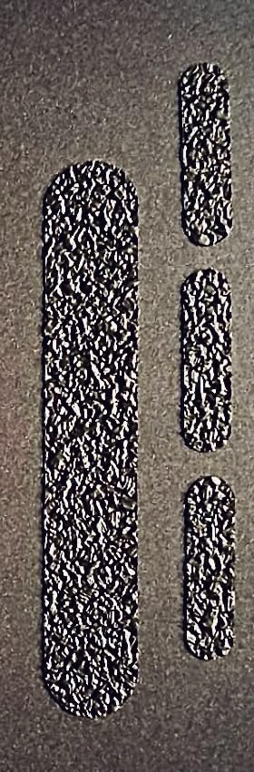 Dragon Grips 13 Pcs Rectangular Rubber Grip Tape, Rubberized Grip Stickers for Phone Case, Mouse, Gun, Tools, Gaming Controller, Laptop, and More - Customer Photo 4