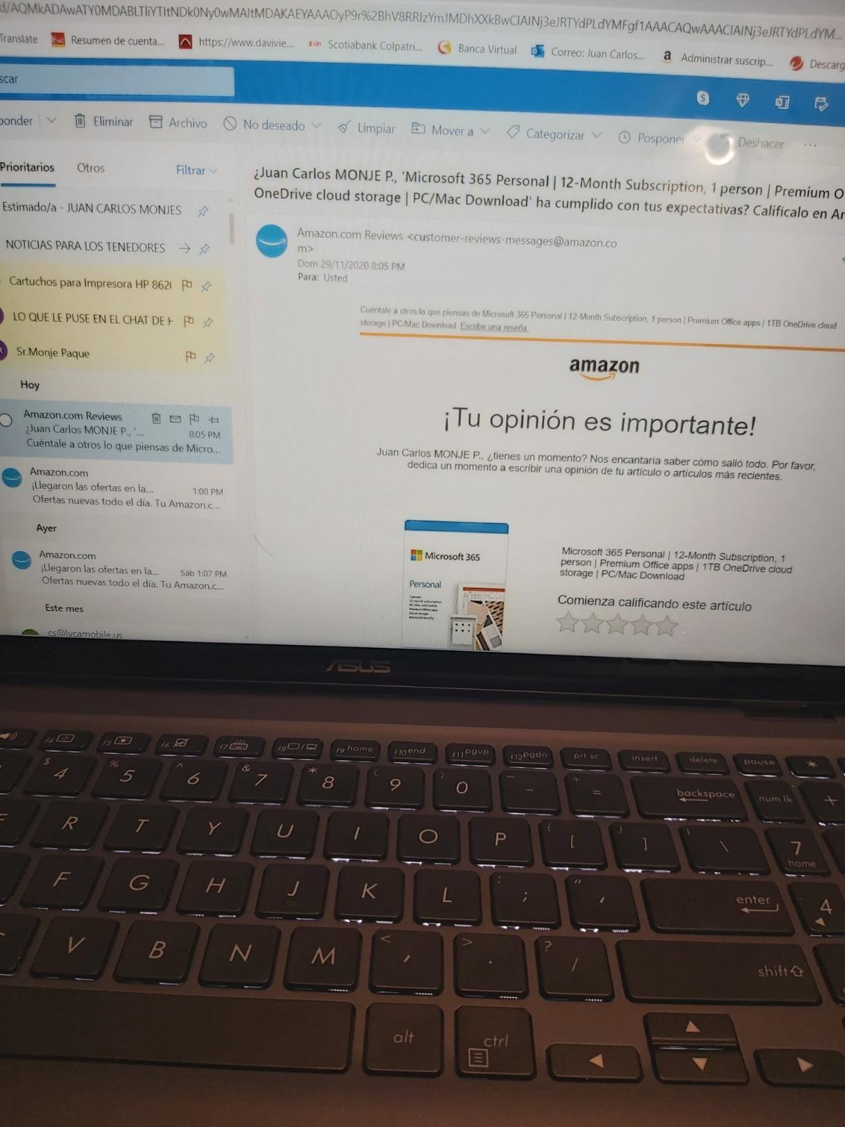 Microsoft 365 Personal | 12-Month Subscription, 1 person | Word, Excel, PowerPoint | 1TB OneDrive cloud storage | PC/Mac Instant Download | Activation Required Customer Review Microsoft 365 Personal | 12-Month Subscription, 1 person | Word, Excel, PowerPoint | 1TB OneDrive cloud storage | PC/Mac Instant Download | Activation Required - Customer Photo 1