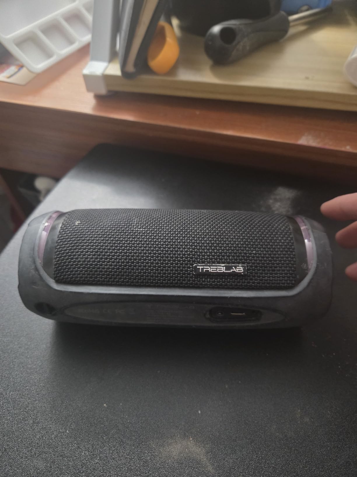TREBLAB HD77 Bluetooth Speaker - Powerful 360° Sound with Impactful Bass, 30W Portable Wireless Audio, 20H Battery, IPX7 Waterproof, TWS Stereo, Shockproof Design for Outdoor, Beach, Pool, Jobsite Customer Review TREBLAB HD77 Bluetooth Speaker - Powerful 360° Sound with Impactful Bass, 30W Portable Wireless Audio, 20H Battery, IPX7 Waterproof, TWS Stereo, Shockproof Design for Outdoor, Beach, Pool, Jobsite - Customer Photo 1