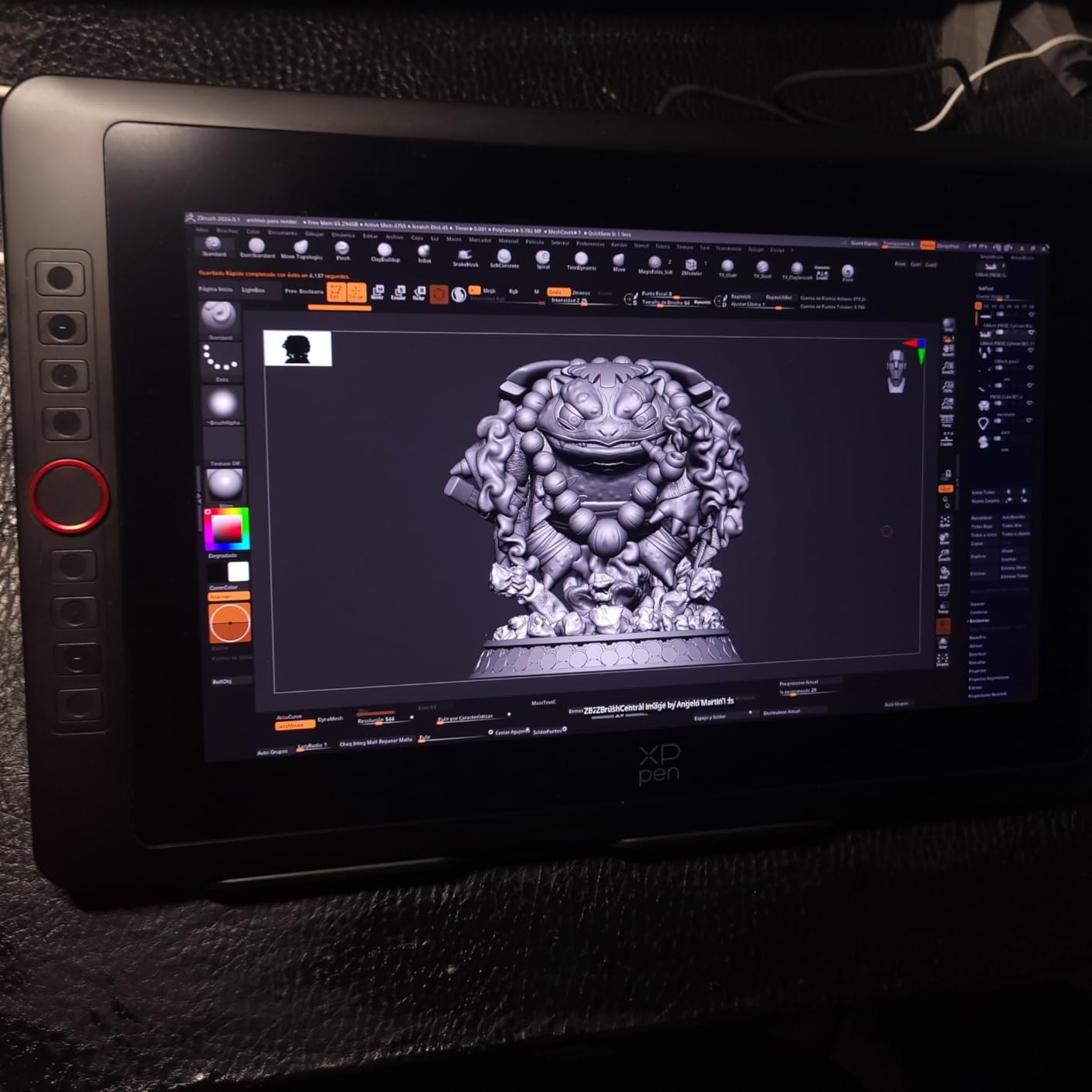 XP-PEN Artist12 11.6 Inch FHD Drawing Monitor Pen Display Graphic Monitor with PN06 Battery-Free Multi-Function Pen Holder and Glove 8192 Pressure Sensitivity Customer Review XP-PEN Artist12 11.6 Inch FHD Drawing Monitor Pen Display Graphic Monitor with PN06 Battery-Free Multi-Function Pen Holder and Glove 8192 Pressure Sensitivity - Customer Photo 2