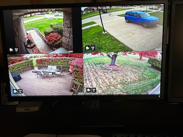 REOLINK Smart 5MP 8CH Home Security Camera System, 4pcs Wired PoE IP Cameras Outdoor with Person/Pet/Vehicle Detection, 4K 8CH NVR with 2TB HDD for 24-7 Recording, RLK8-520D4-5MP Customer Review REOLINK Smart 5MP 8CH Home Security Camera System, 4pcs Wired PoE IP Cameras Outdoor with Person/Pet/Vehicle Detection, 4K 8CH NVR with 2TB HDD for 24-7 Recording, RLK8-520D4-5MP - Customer Photo 3