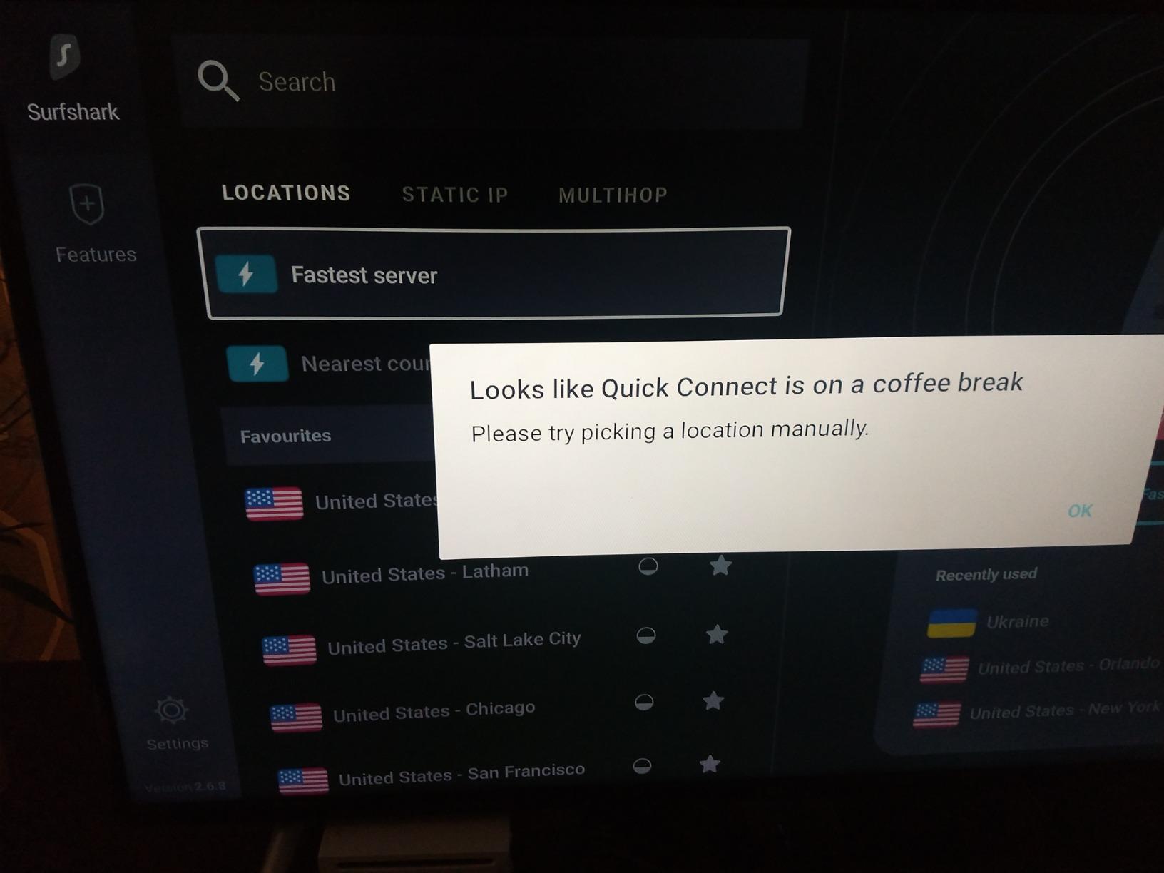 Surfshark VPN - Fast, Secure & Private. Best VPN for FireOS & Fire TV. Customer Review Surfshark VPN - Fast, Secure & Private. Best VPN for FireOS & Fire TV. - Customer Photo 1