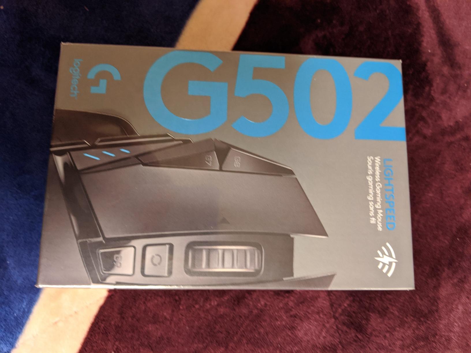 Logitech G502 Lightspeed Wireless Gaming Mouse with Hero 25K Sensor, PowerPlay Compatible, Tunable Weights and Lightsync RGB - Black Customer Review Logitech G502 Lightspeed Wireless Gaming Mouse with Hero 25K Sensor, PowerPlay Compatible, Tunable Weights and Lightsync RGB - Black - Customer Photo 5