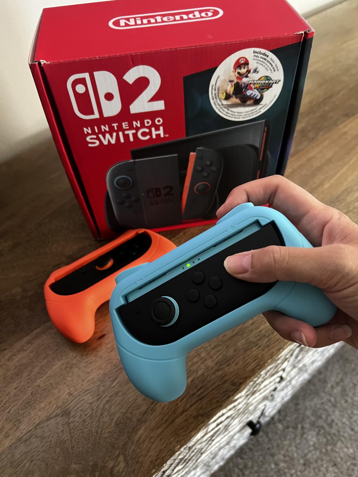FASTSNAIL 4 Pack Grips Kit Compatible with Nintendo Switch for Joy Con, Wear-Resistant Grip Controller for Joy con & OLED Model with 12 Thumb Grip Customer Review FASTSNAIL 4 Pack Grips Kit Compatible with Nintendo Switch for Joy Con, Wear-Resistant Grip Controller for Joy con & OLED Model with 12 Thumb Grip - Customer Photo 1