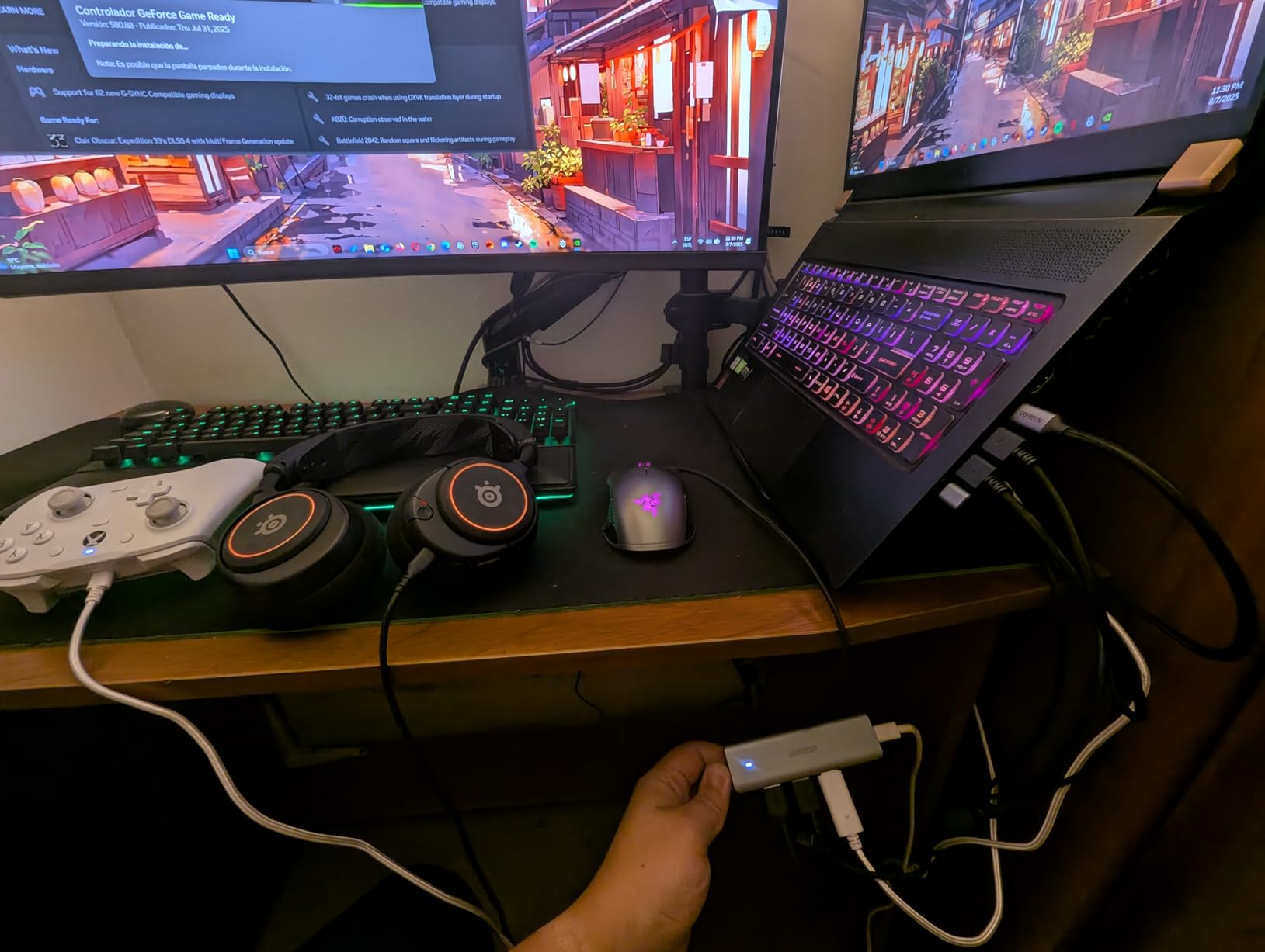 UGREEN USB C to USB A Hub with 4 USB 3.0 for Laptop, MacBook Pro/Air, Mac mini M4, iMac, iPad Pro, Chromebook, Dell XPS, Galaxy S23, and More, 0.5FT - Customer Photo 2