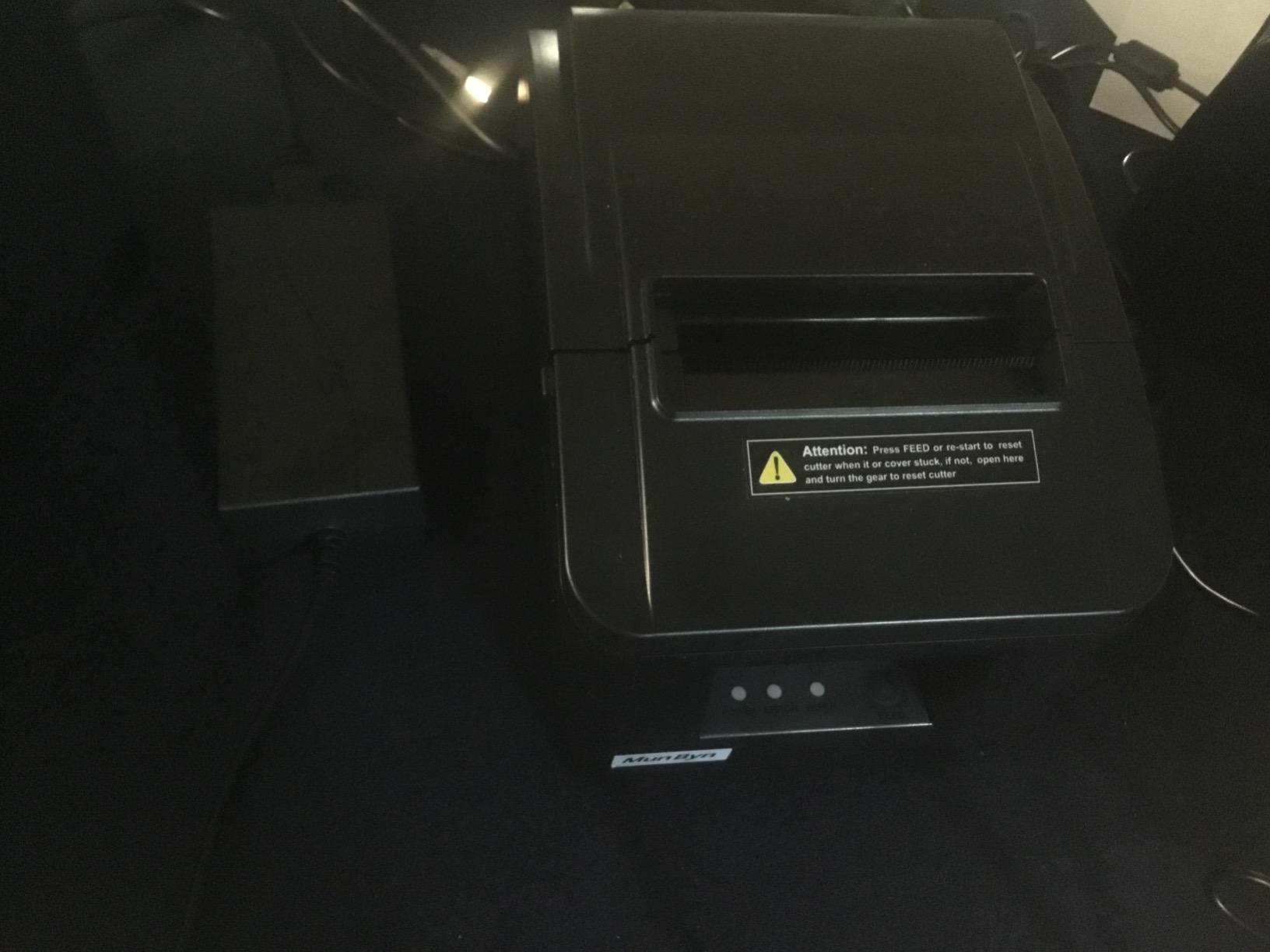 MUNBYN 80mm USB Thermal Receipt Printer, POS Printer with Auto Cutter ESC/POS Command Support Windows Mac, Do Not Support Square (Only USB Interface) Customer Review MUNBYN 80mm USB Thermal Receipt Printer, POS Printer with Auto Cutter ESC/POS Command Support Windows Mac, Do Not Support Square (Only USB Interface) - Customer Photo 2