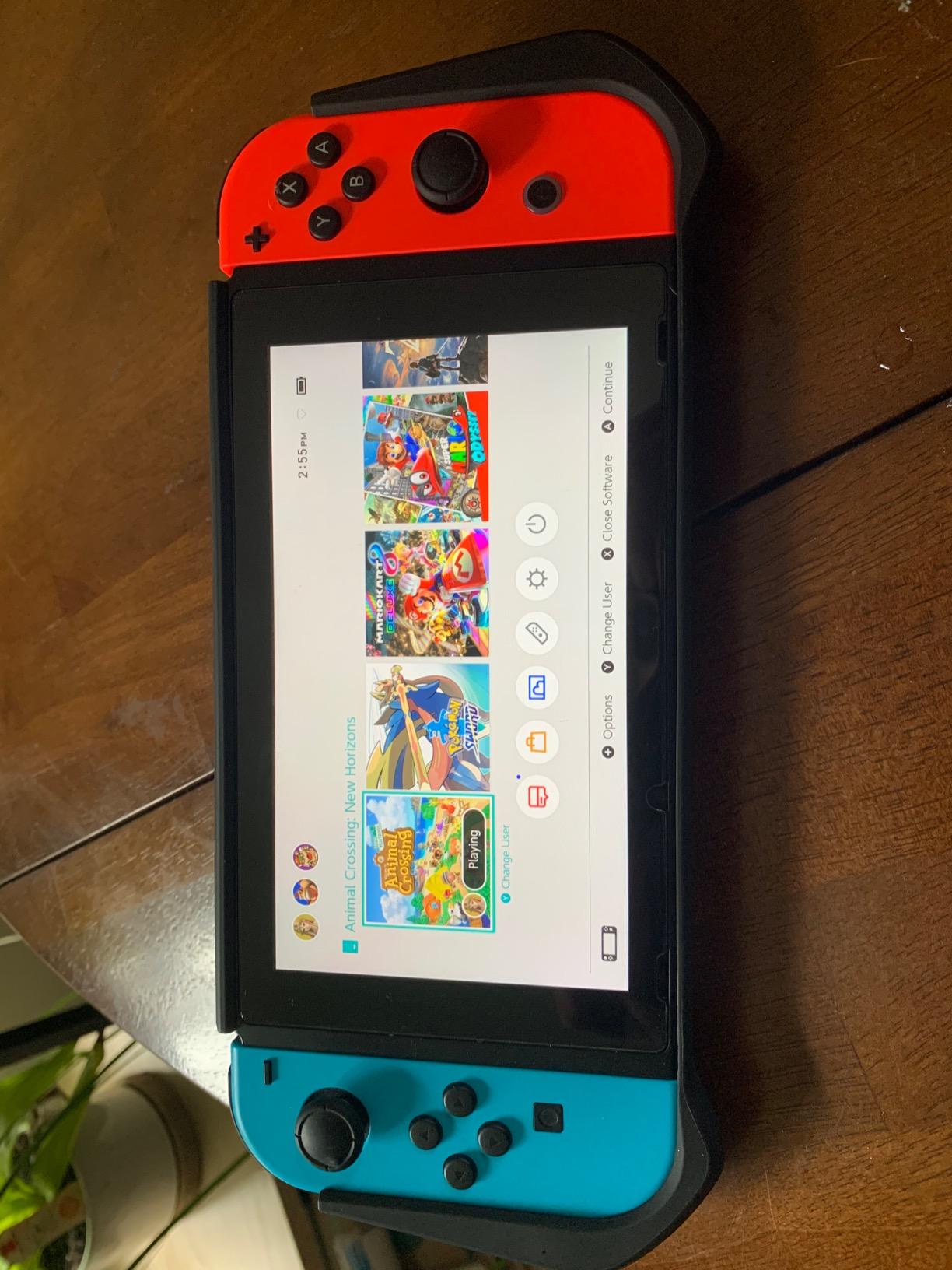 Mumba Dockable Case for Nintendo Switch, [Blade Series] TPU Grip Protective Cover Case Compatible with Nintendo Switch Console and Joy-Con Controller (Black) - Customer Photo 3
