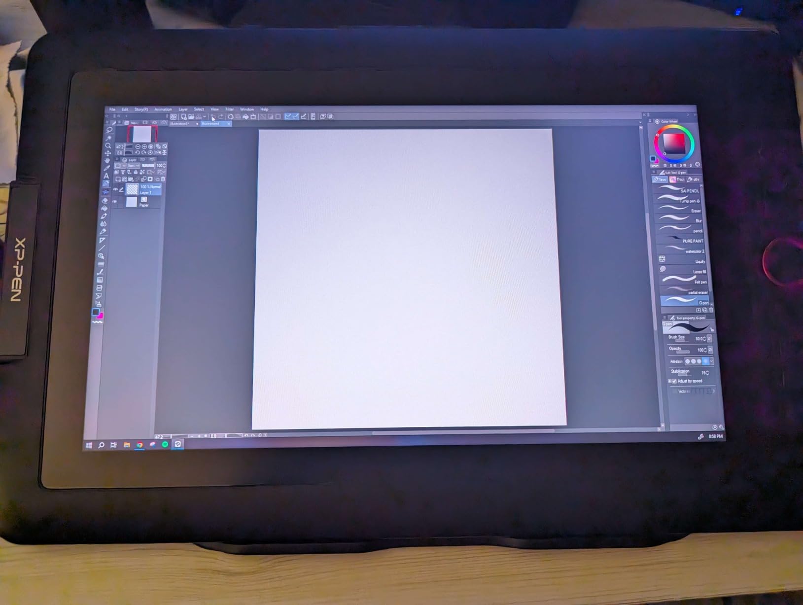 XPPen Drawing Tablet with Screen Full-Laminated Graphics Drawing Monitor Artist13.3 Pro Graphics Tablet with Adjustable Stand and 8 Shortcut Keys (8192 Levels Pen Pressure, 123% sRGB) Customer Review XPPen Drawing Tablet with Screen Full-Laminated Graphics Drawing Monitor Artist13.3 Pro Graphics Tablet with Adjustable Stand and 8 Shortcut Keys (8192 Levels Pen Pressure, 123% sRGB) - Customer Photo 2