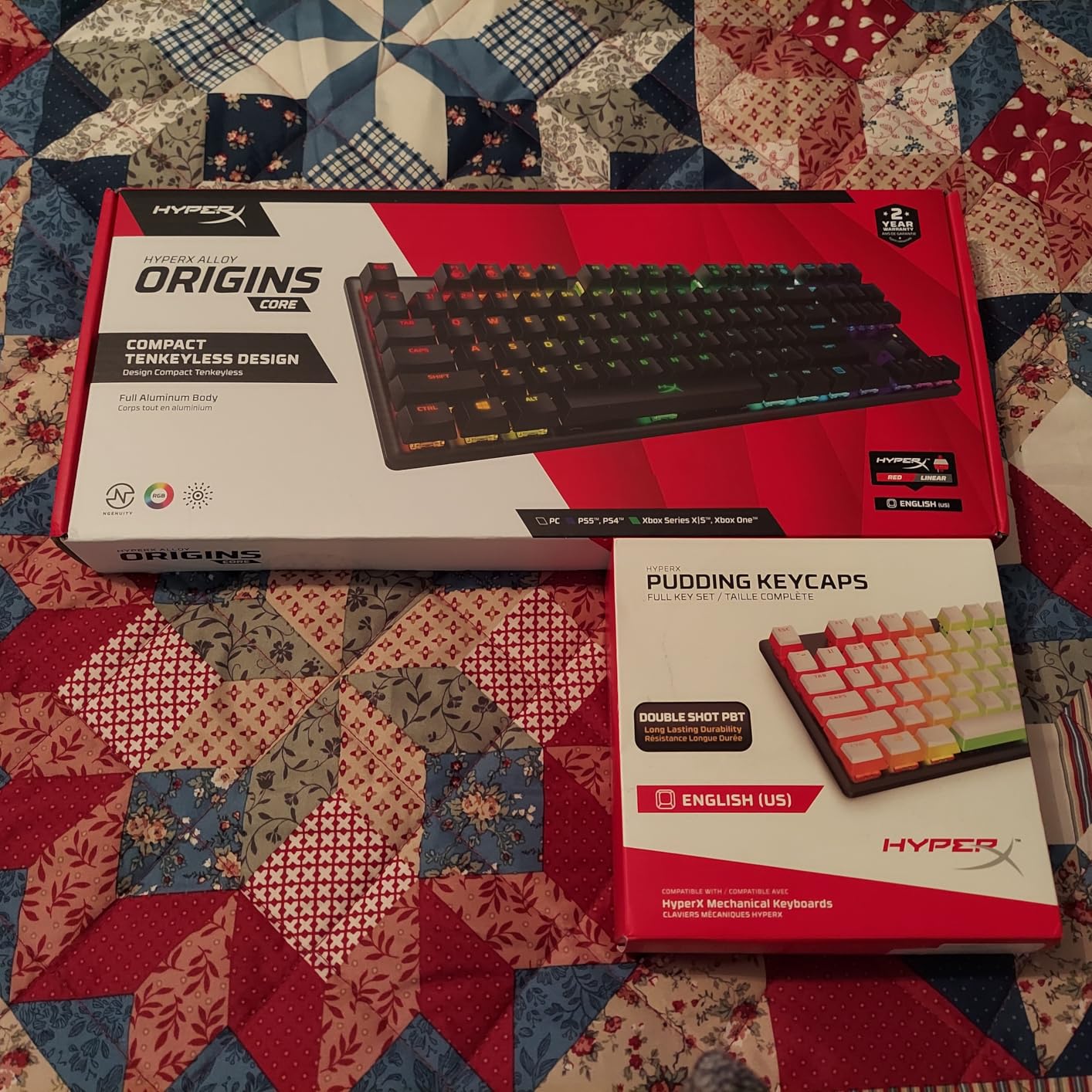 HyperX Alloy Origins - Mechanical Gaming Keyboard, Software-Controlled Light & Macro Customization, Compact Form Factor, RGB LED Backlit - Linear HyperX Red Switch (Black) - Customer Photo 4