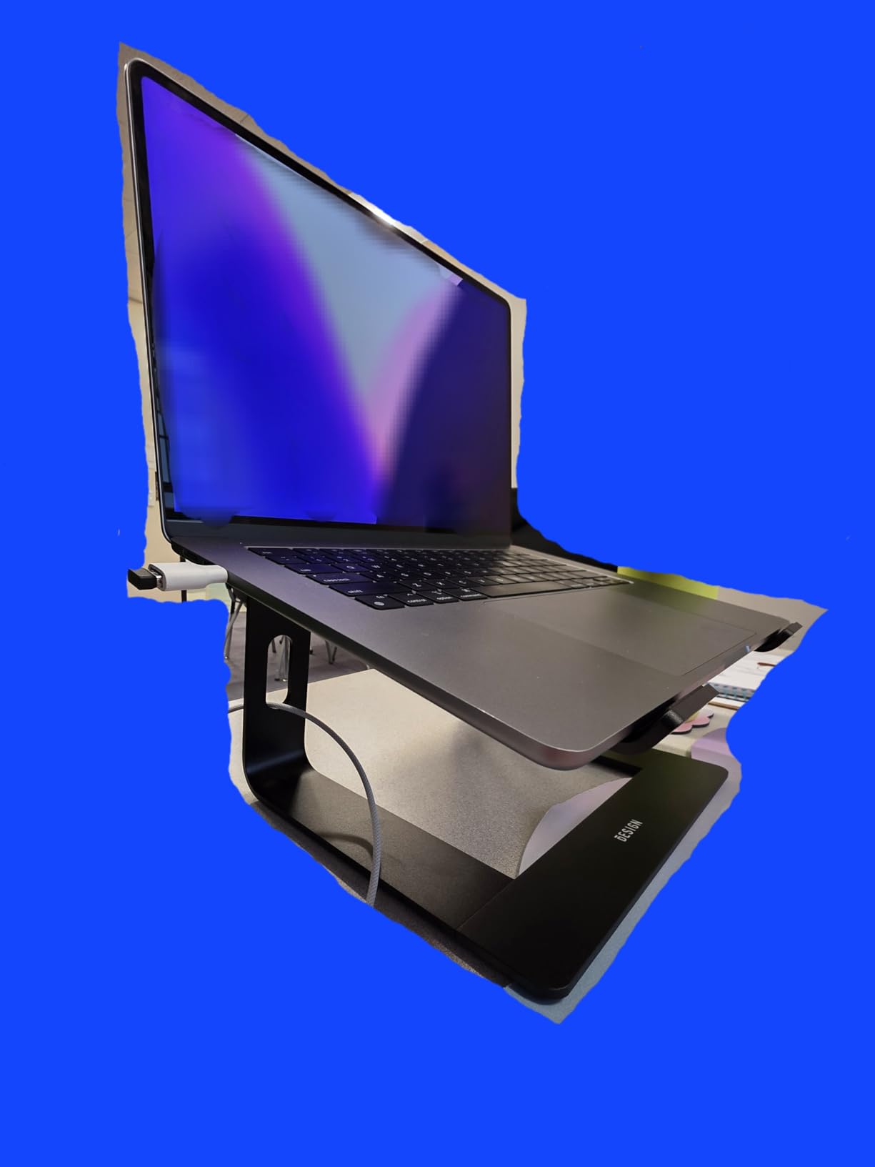 BESIGN LS03 Aluminum Laptop Stand, Ergonomic Detachable Computer Stand, Riser Holder Notebook Stand Compatible with Air, Pro, Dell, HP, Lenovo More 10-15.6