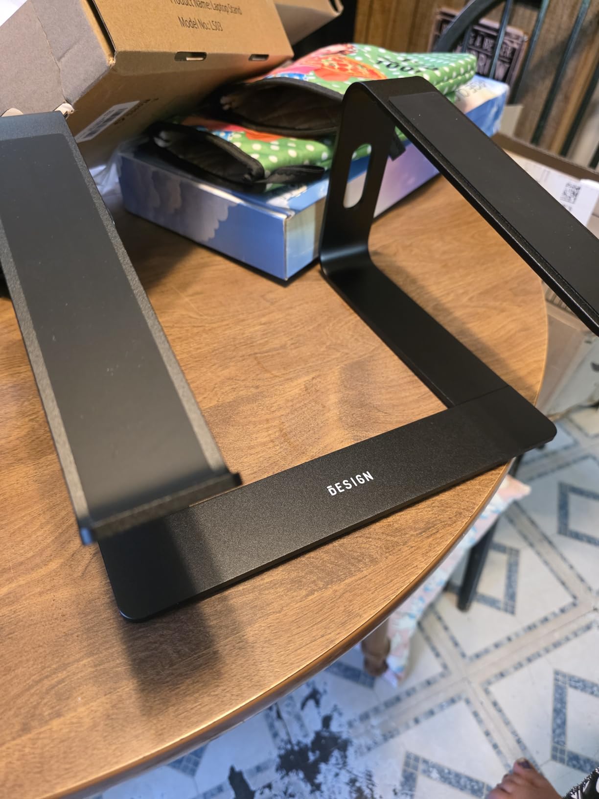BESIGN LS03 Aluminum Laptop Stand, Ergonomic Detachable Computer Stand, Riser Holder Notebook Stand Compatible with Air, Pro, Dell, HP, Lenovo More 10-15.6