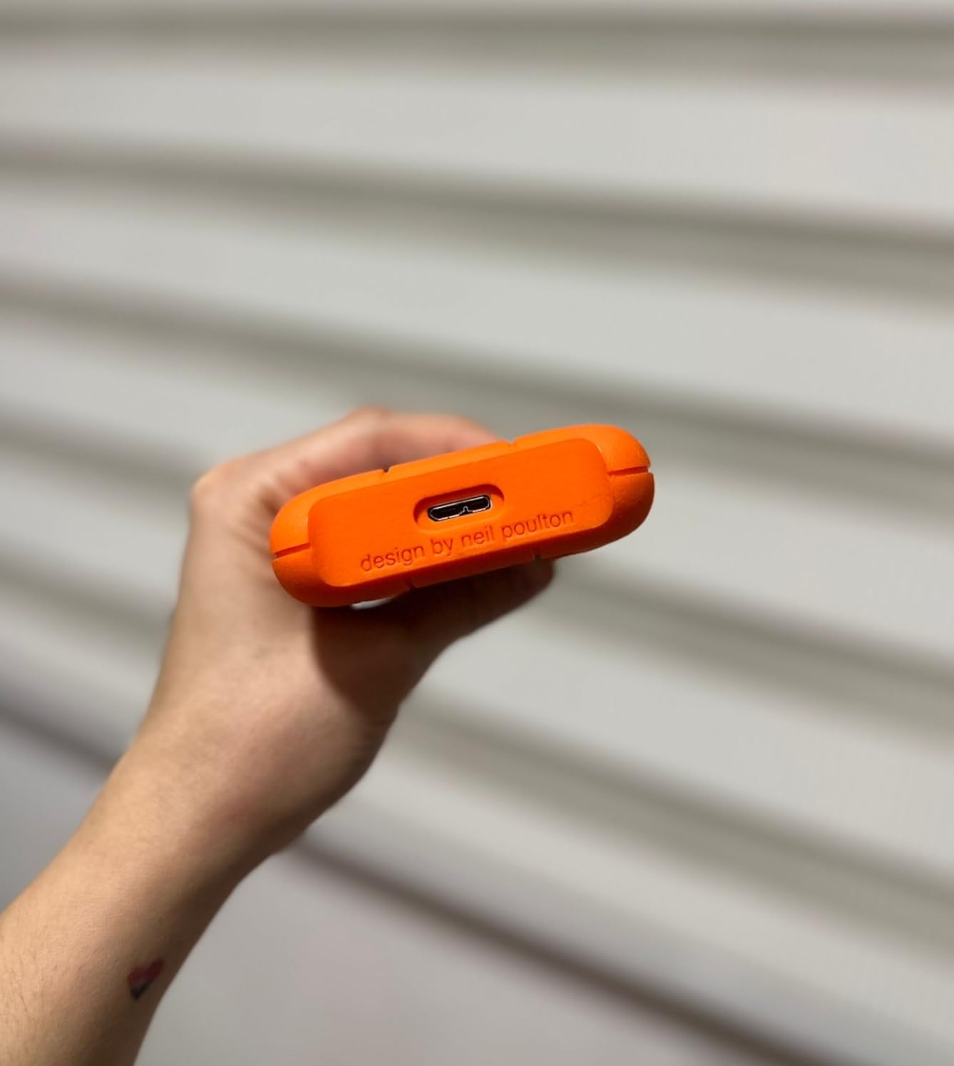 LaCie Rugged 5TB Portable External HDD - USB 3.0/2.0 Compatible, Shock/Dust/Rain Resistant for Mac & PC, Orange, Grey customer photo 2