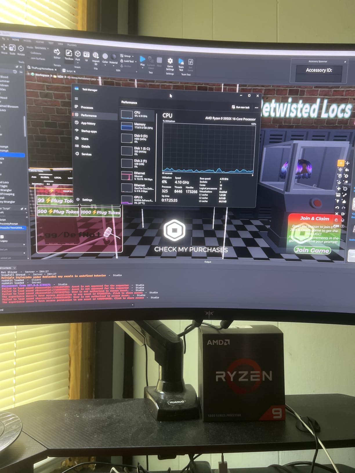 Ryzen 9 5950X 16-Core, 32-Thread Unlocked Desktop Processor customer photo 1