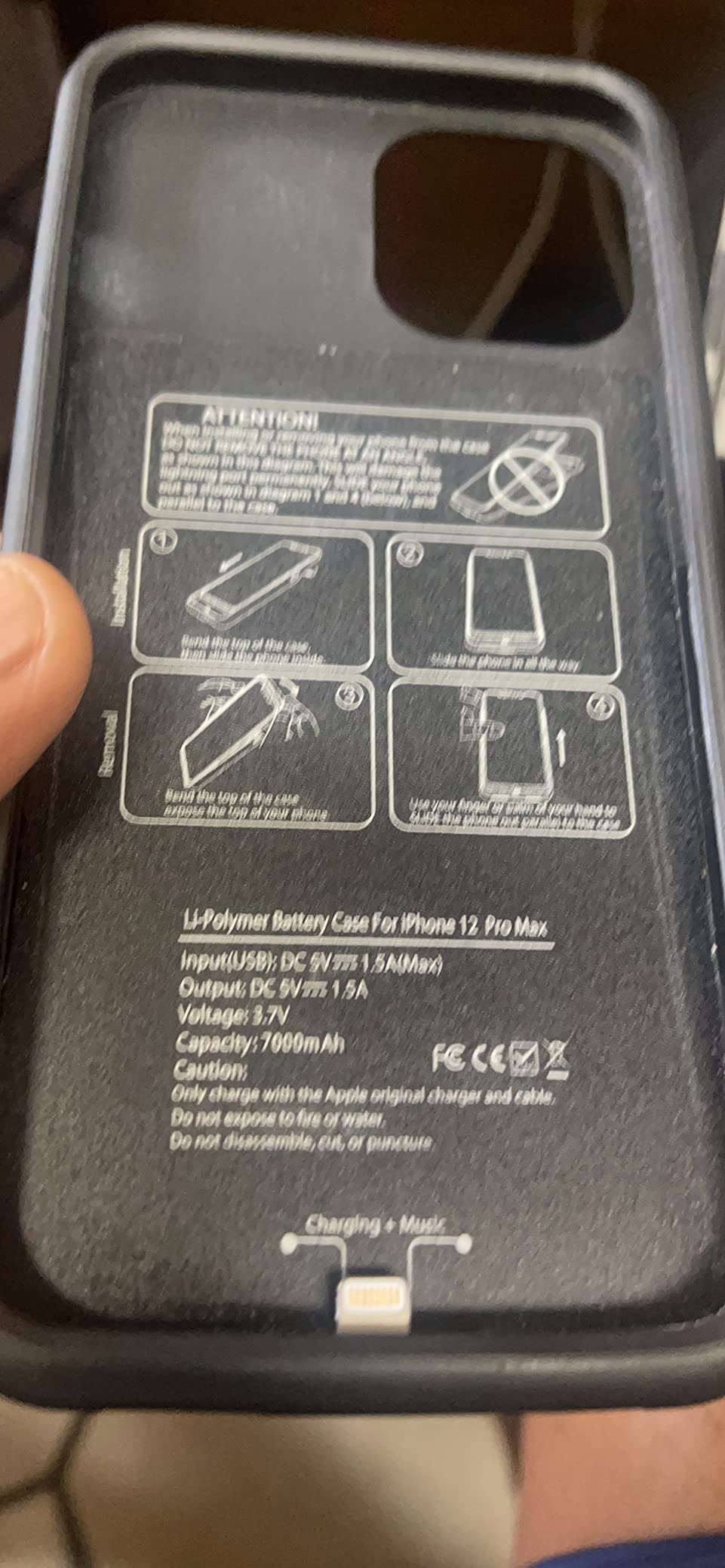 NEWDERY Battery Case for iPhone 11 Pro Max, 10000mAh Portable Protective Charging Case Extended Rechargeable Battery Power Bank for 6.5 Inch iPhone 11 Pro Max (Black) Customer Review NEWDERY Battery Case for iPhone 11 Pro Max, 10000mAh Portable Protective Charging Case Extended Rechargeable Battery Power Bank for 6.5 Inch iPhone 11 Pro Max (Black) - Customer Photo 1