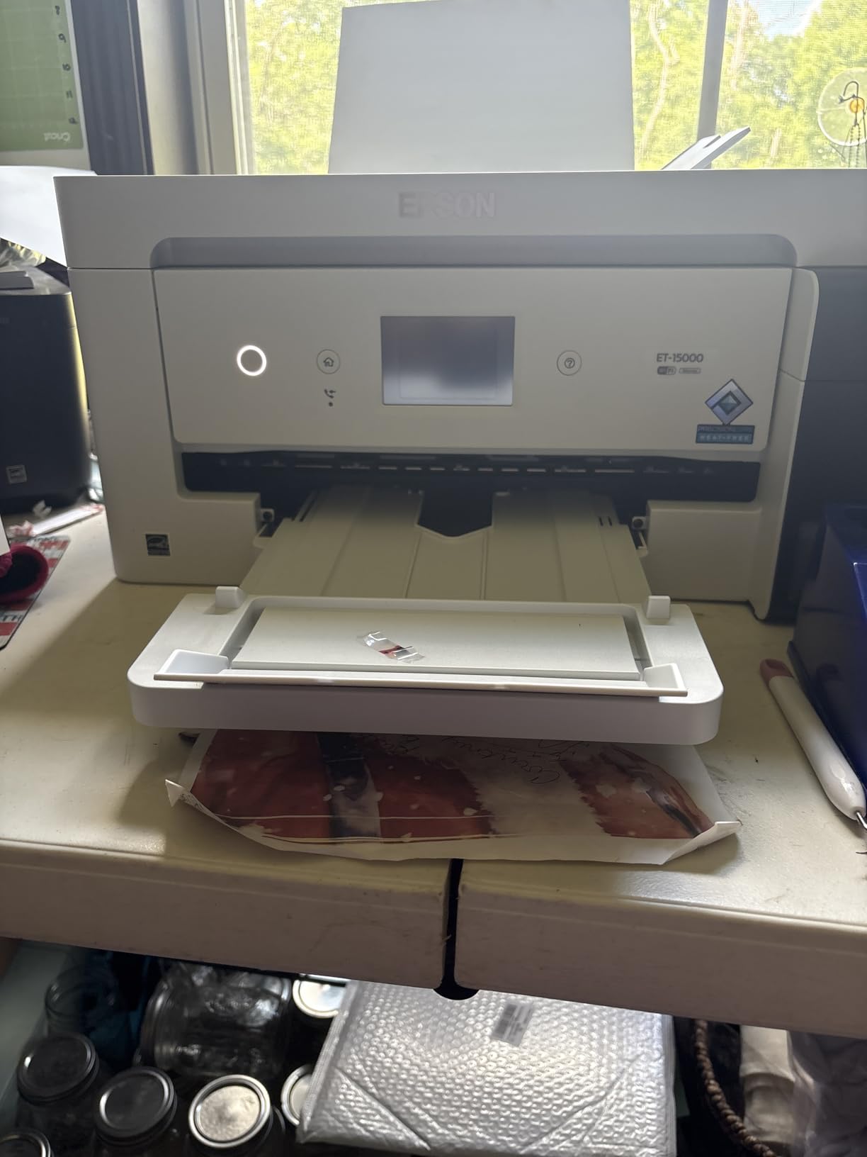 Epson EcoTank ET-15000 Wireless Color All-in-One Supertank Printer with Scanner, Copier, Fax, Ethernet and Printing up to 13 x 19 Inches, White Customer Review Epson EcoTank ET-15000 Wireless Color All-in-One Supertank Printer with Scanner, Copier, Fax, Ethernet and Printing up to 13 x 19 Inches, White - Customer Photo 3