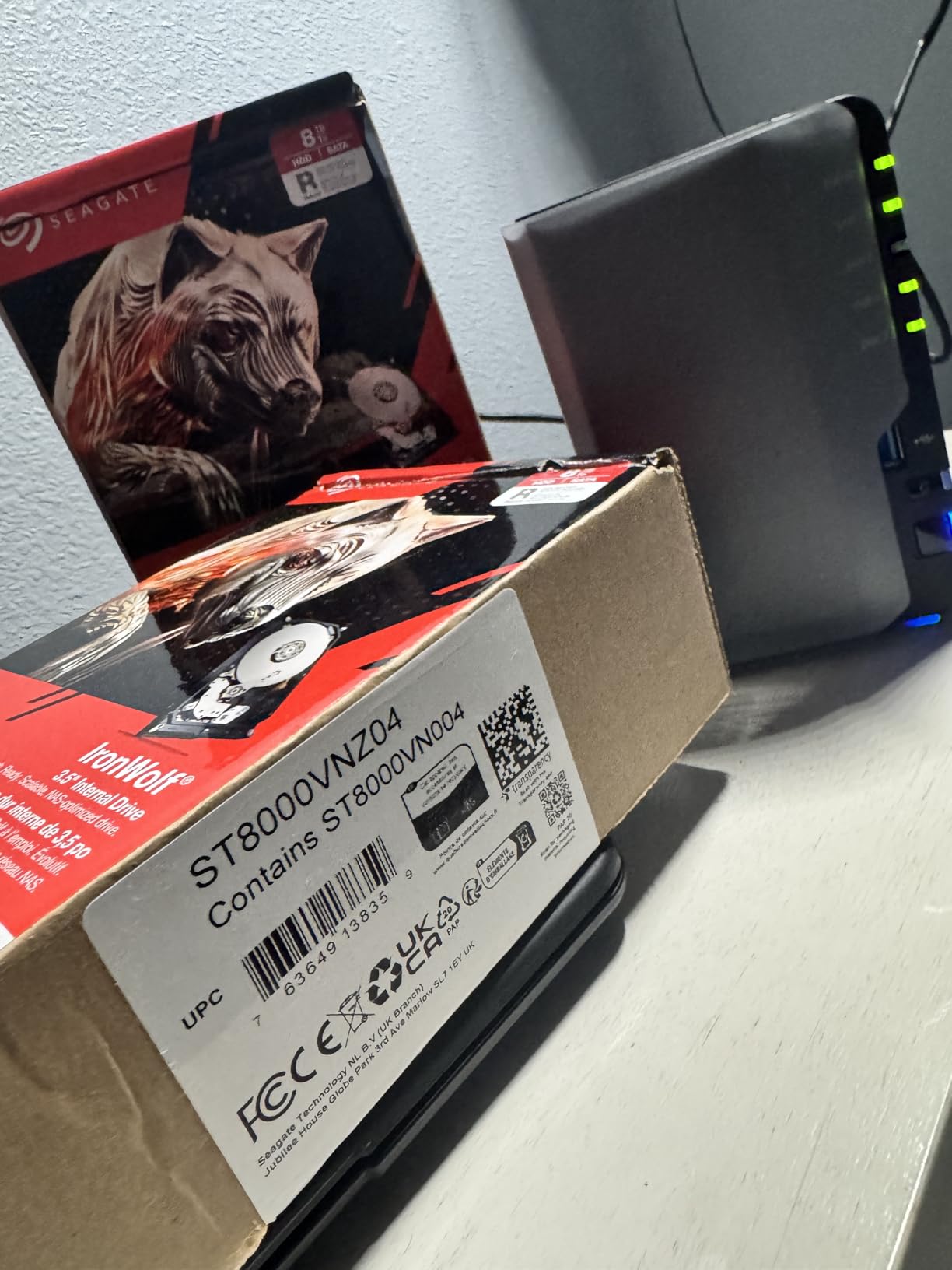 Seagate IronWolf 8TB NAS Internal Hard Drive HDD - 3.5 Inch SATA 6Gb/s 7200 RPM 256MB Cache for RAID Network Attached Storage (ST8000VNZ04/N004) customer photo 1