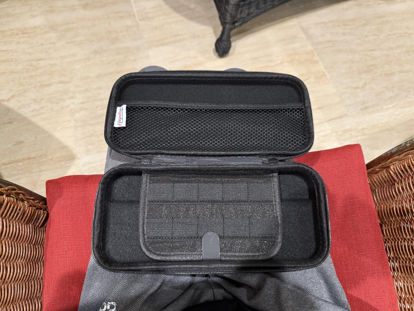 HEYSTOP Carry Case Compatible with Nintendo Switch & Nintendo Switch OLED Model 2021, Portable Travel Carry Case for Accessories and Console, Black - Customer Photo 1