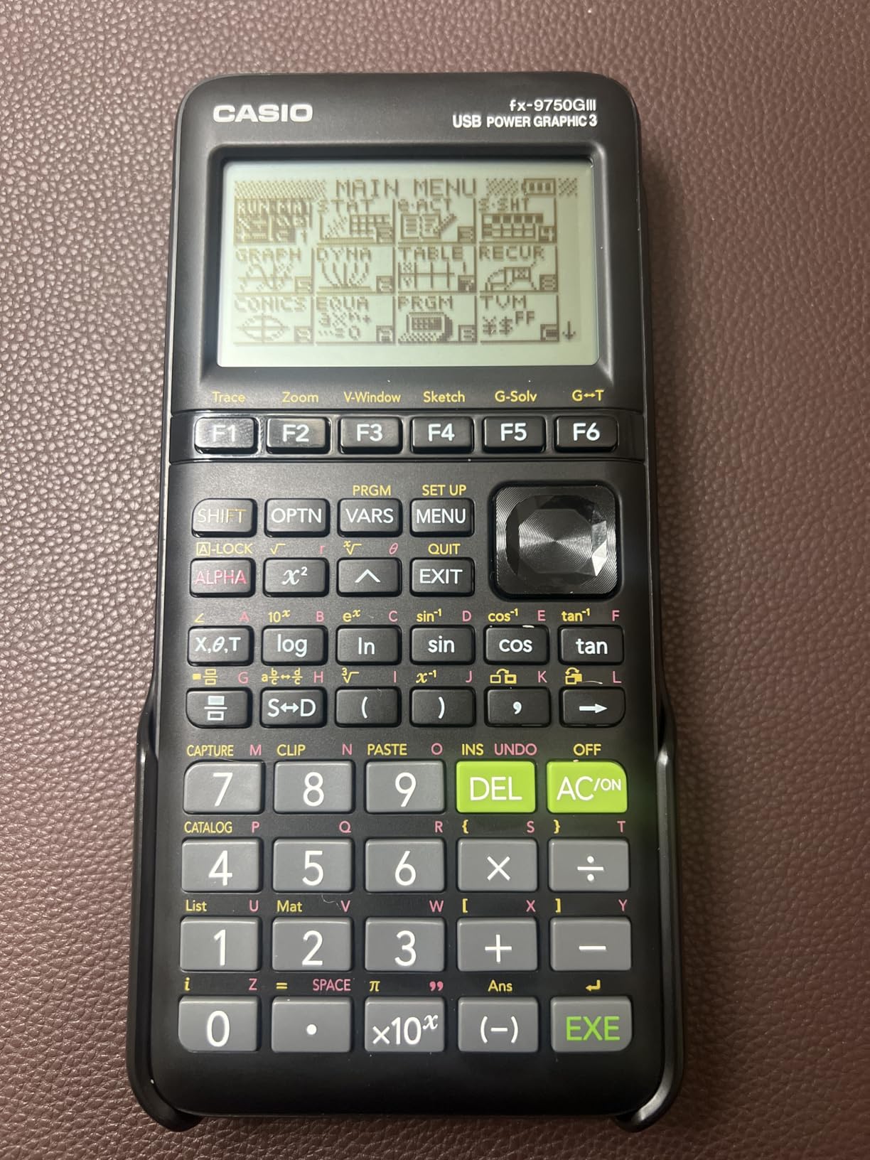 Casio fx-9750GIII Graphing Calculator | Natural Textbook Display | Python Programming | Ideal for Exams, STEM & Advanced Math | Black customer photo 1