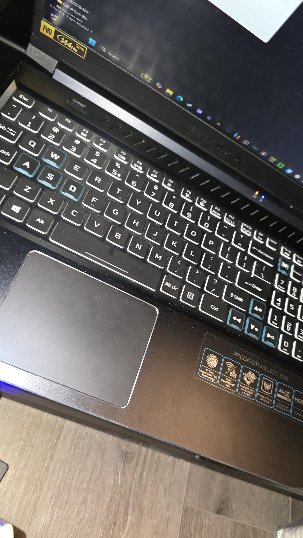 Acer Predator Helios 300 Gaming Laptop, Intel i7-10750H, NVIDIA GeForce RTX 2060 6GB, 15.6