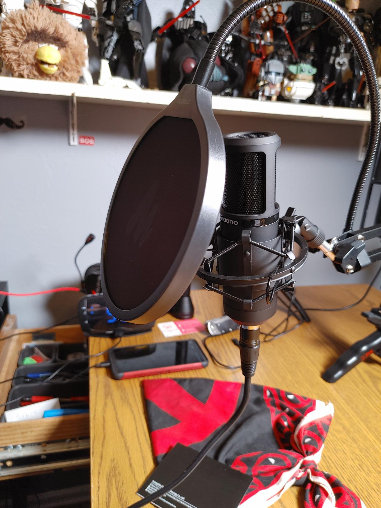 MAONO XLR Condenser Microphone, Professional Cardioid Studio Recording Mic for Streaming, Podcasting, Singing, Voice-Over, Vocal, Home-Studio, YouTube, Skype, Twitch (PM320S) Customer Review MAONO XLR Condenser Microphone, Professional Cardioid Studio Recording Mic for Streaming, Podcasting, Singing, Voice-Over, Vocal, Home-Studio, YouTube, Skype, Twitch (PM320S) - Customer Photo 1