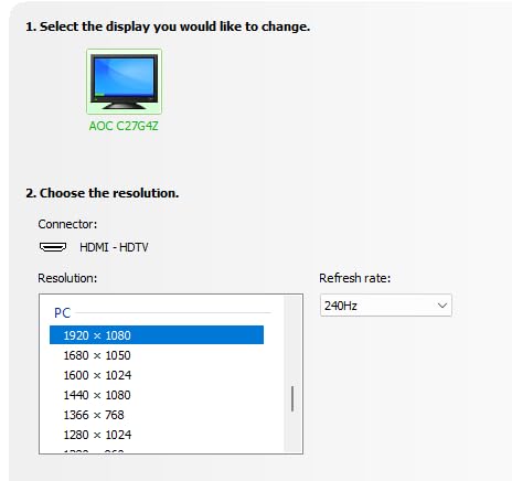 AOC C27G2Z 27 AOC C27G2Z 27