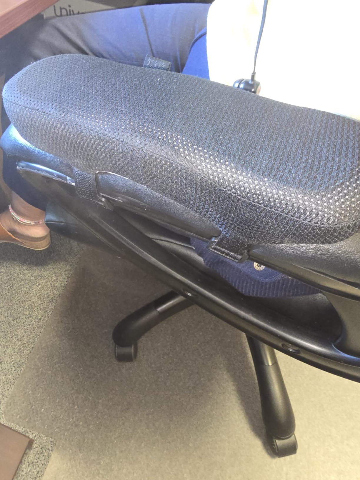 Everlasting Comfort Office Chair & Wheelchair Arm Pads - Cooling Memory Foam Arm Rest Cover for Desk, Gaming Chair, Wheelchair Armrest Pads - Customer Photo 1