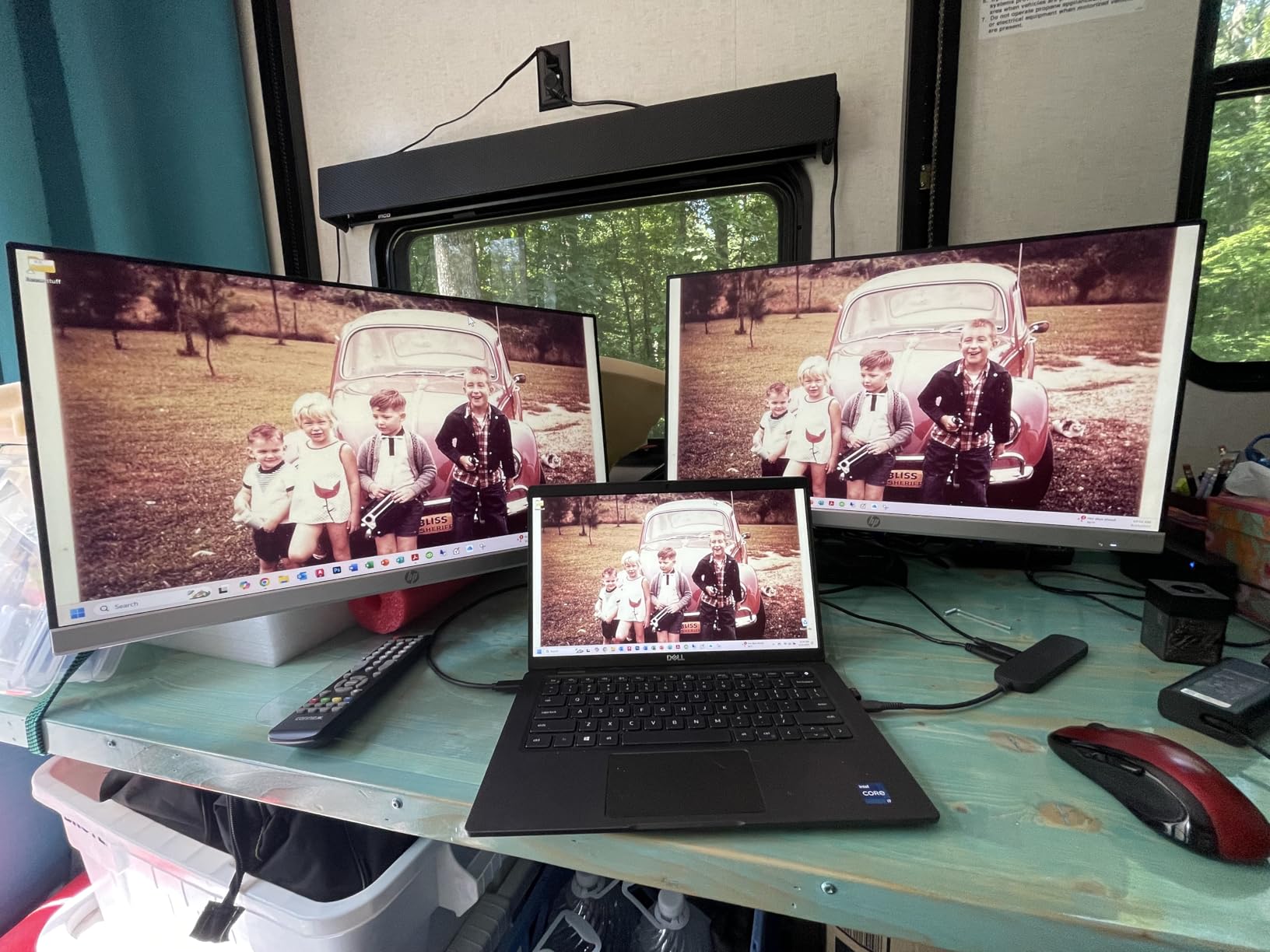 HP 24mh FHD Monitor - Computer Monitor with 23.8-Inch IPS Display (1080p) - Built-in Speakers and VESA Mounting - Height/Tilt Adjustment for Ergonomic Viewing - HDMI and DisplayPort - (1D0J9AA#ABA) customer photo 2