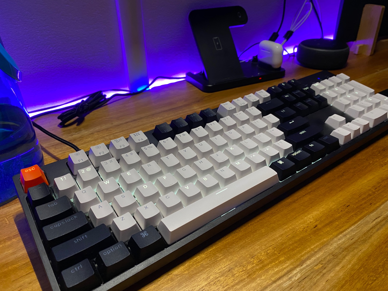 Keychron C2 Full Size Wired Mechanical Keyboard for Mac, Hot-swappable, Gateron G Pro Brown Switch, White Backlight, 104 Keys ABS keycaps Gaming Keyboard for Windows,Type-C Braid Cable Customer Review Keychron C2 Full Size Wired Mechanical Keyboard for Mac, Hot-swappable, Gateron G Pro Brown Switch, White Backlight, 104 Keys ABS keycaps Gaming Keyboard for Windows,Type-C Braid Cable - Customer Photo 2