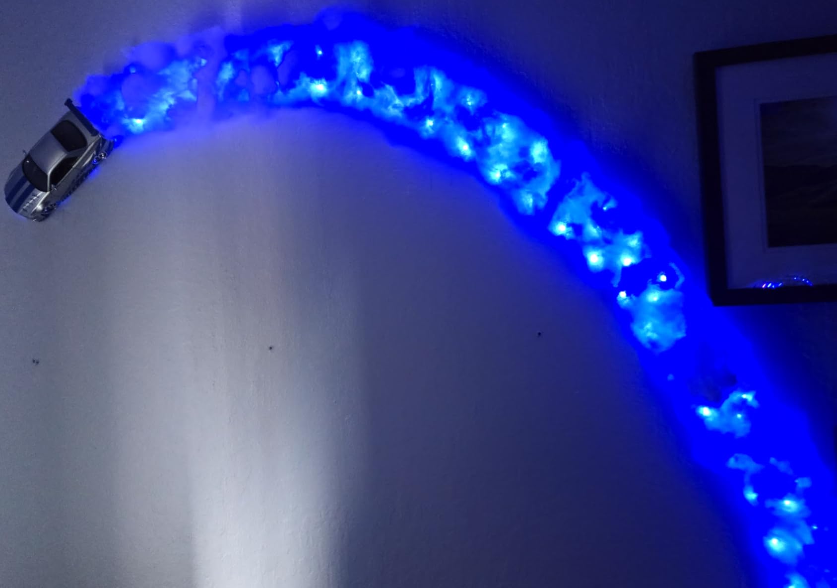 DAYBETTER Led Strip Lights 32.8ft Kit with Remote and Power Supply Color Changing - Customer Photo 1