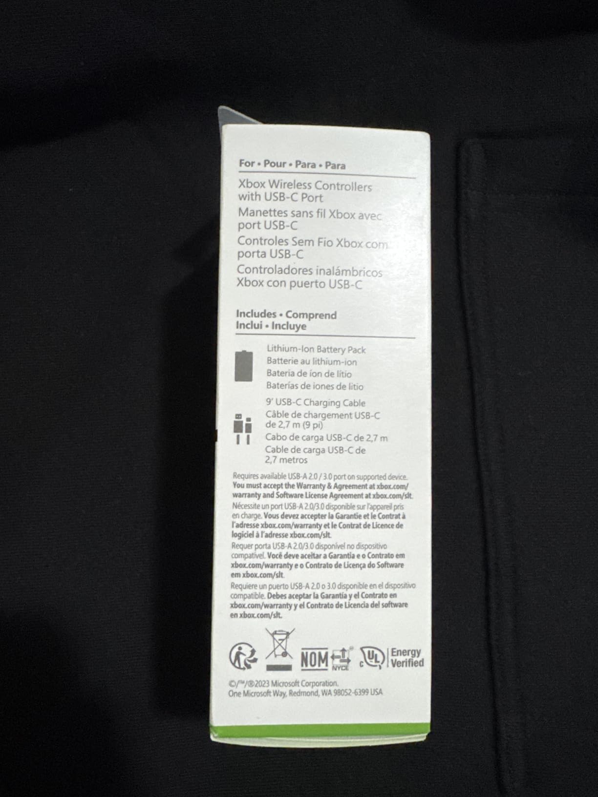 Xbox Rechargeable Battery + USB-C® Cable - Customer Photo 2