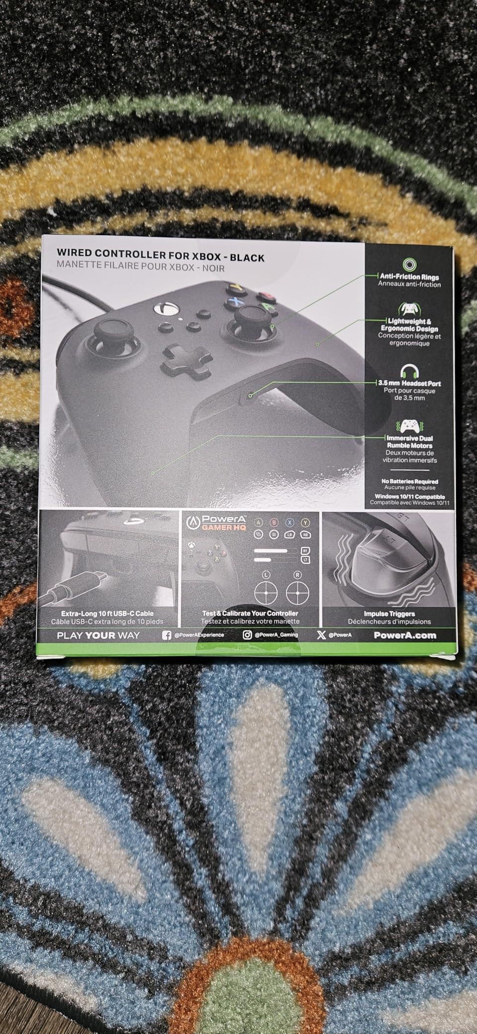 PowerA Wired Controller For Xbox Series X|S - Black, Gamepad, Video Game Controller Works with Xbox One Customer Review PowerA Wired Controller For Xbox Series X|S - Black, Gamepad, Video Game Controller Works with Xbox One - Customer Photo 2