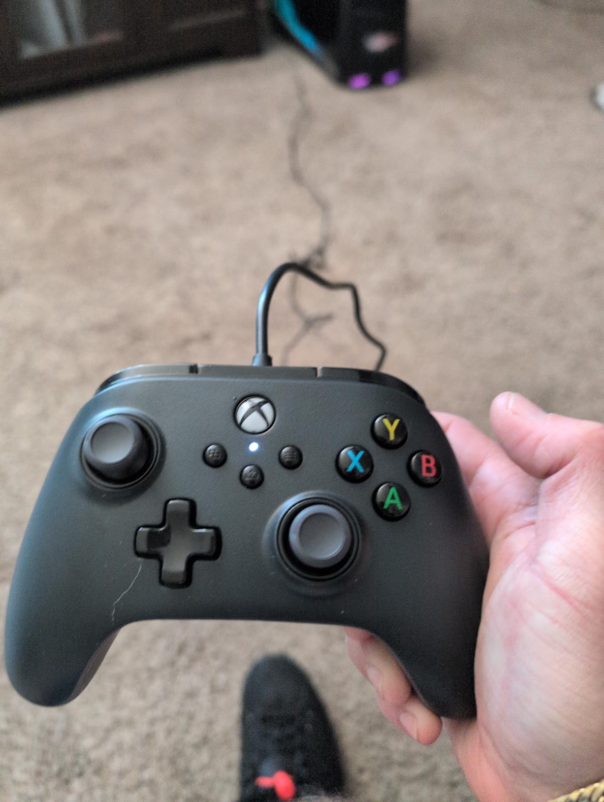 PowerA Wired Controller For Xbox Series X|S - Black, Gamepad, Video Game Controller Works with Xbox One Customer Review PowerA Wired Controller For Xbox Series X|S - Black, Gamepad, Video Game Controller Works with Xbox One - Customer Photo 4
