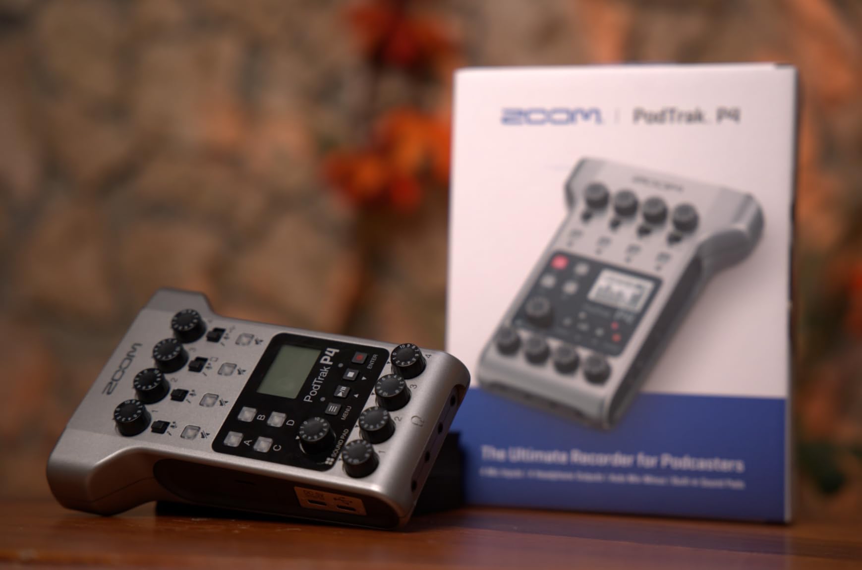 Zoom PodTrak P4 Podcast Recorder, Battery Powered, 4 Microphone Inputs, 4 Headphone Outputs, Phone Input, Sound Pads, Record to SD card, Audio Interface Mode Customer Review Zoom PodTrak P4 Podcast Recorder, Battery Powered, 4 Microphone Inputs, 4 Headphone Outputs, Phone Input, Sound Pads, Record to SD card, Audio Interface Mode - Customer Photo 4