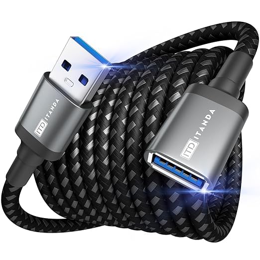 ITD ITANDA 10FT USB Extension Cable USB 3.0 Extension Cord Type A Male to Female5Gbps Data Transfer for Keyboard, Mouse, Playstation, Xbox, Flash Drive, Printer, Camera and More Customer Review ITD ITANDA 10FT USB Extension Cable USB 3.0 Extension Cord Type A Male to Female5Gbps Data Transfer for Keyboard, Mouse, Playstation, Xbox, Flash Drive, Printer, Camera and More - Customer Photo 1