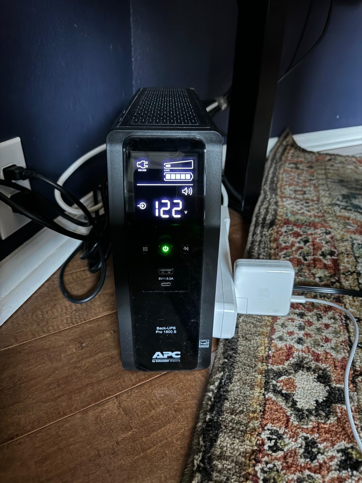 APC UPS Back-UPS Pro, 1500VA Sinewave UPS Battery Backup & Surge Protector, LCD, AVR, BR1500MS2 Customer Review APC UPS Back-UPS Pro, 1500VA Sinewave UPS Battery Backup & Surge Protector, LCD, AVR, BR1500MS2 - Customer Photo 2