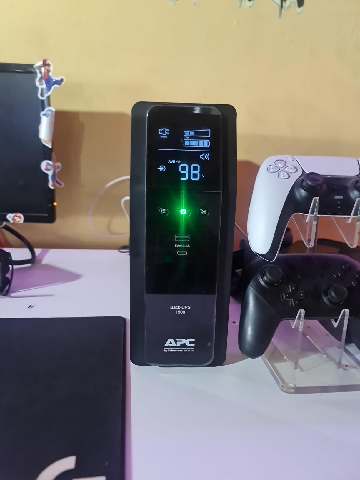 APC UPS Back-UPS Pro, 1500VA Sinewave UPS Battery Backup & Surge Protector, LCD, AVR, BR1500MS2 Customer Review APC UPS Back-UPS Pro, 1500VA Sinewave UPS Battery Backup & Surge Protector, LCD, AVR, BR1500MS2 - Customer Photo 5