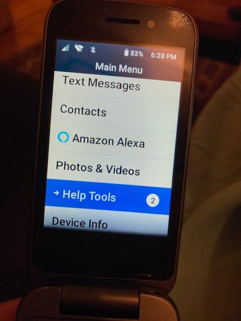 Lively Jitterbug Flip2 - Flip Cell Phone for Seniors - Not Compatible with Other Wireless Carriers - Must Be Activated with Lively Phone Plan - Red Flip Phone - Customer Photo 4