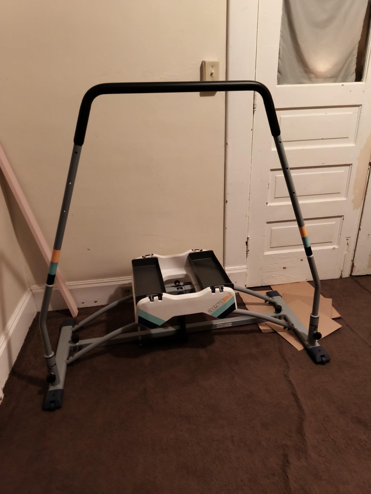 Aeroski Ski Simulator Workout Machine w/ Recoil Spring Resistance, 2 Poles & VR Goggles - Low Impact Elliptical Exercise Equipment for Home and Gym - Customer Photo 1