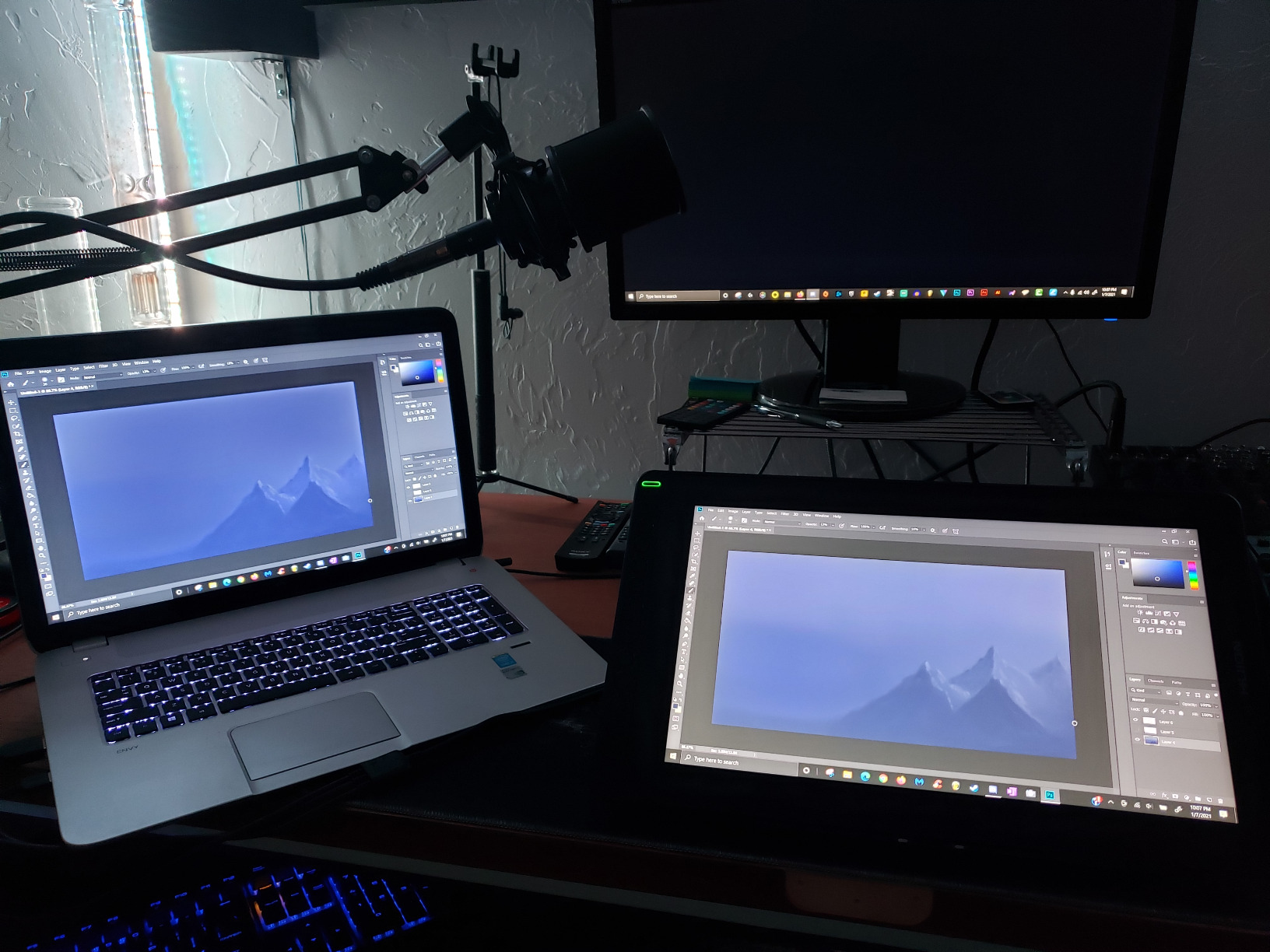 2021 HUION KAMVAS 16 Graphics Drawing Tablet with Full-Laminated Screen Anti-Glare 10 Express Keys Android Support Battery-Free Stylus 8192 Pen Pressure Tilt Adjustable Stand - 15.6 Inch Pen Display - Customer Photo 2