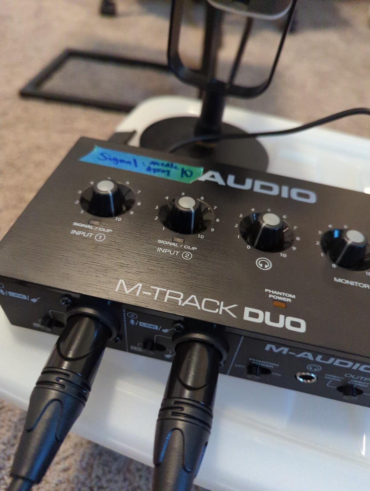M-AUDIO M-Track Duo USB Audio Interface for Recording, Streaming and Podcasting with Dual XLR, Line and DI Inputs, plus a Software Suite Included Customer Review M-AUDIO M-Track Duo USB Audio Interface for Recording, Streaming and Podcasting with Dual XLR, Line and DI Inputs, plus a Software Suite Included - Customer Photo 3